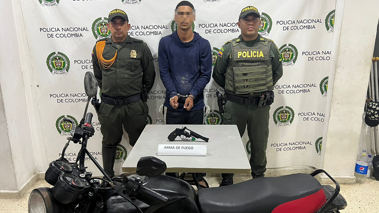 Sicario capturado en flagrancia