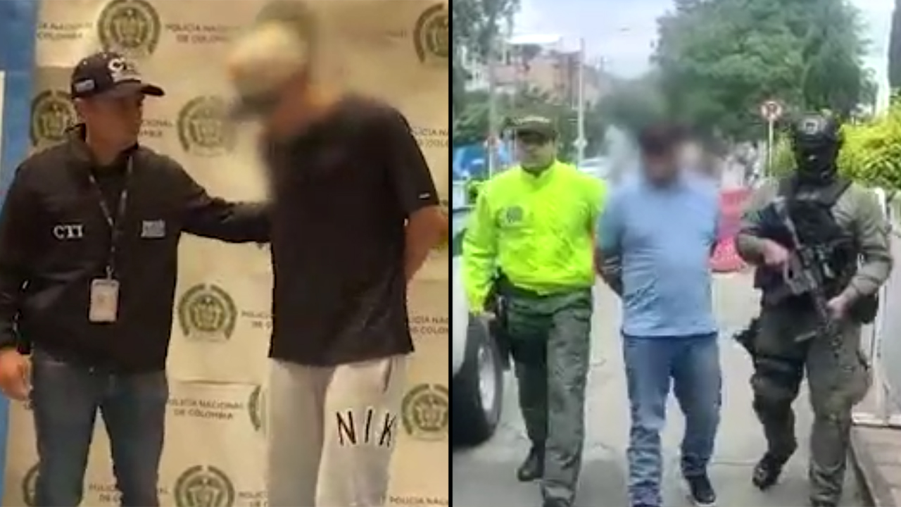 [VIDEO] La Policía capturó en el Valle de Aburrá a dos presuntos cabecillas de criminales
