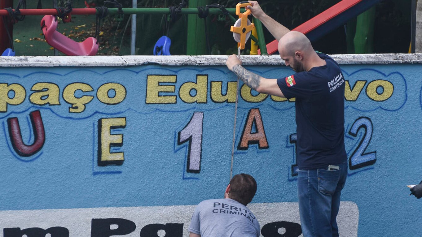 asesino de cuatro niños en una guardería de Brasil actuó solo