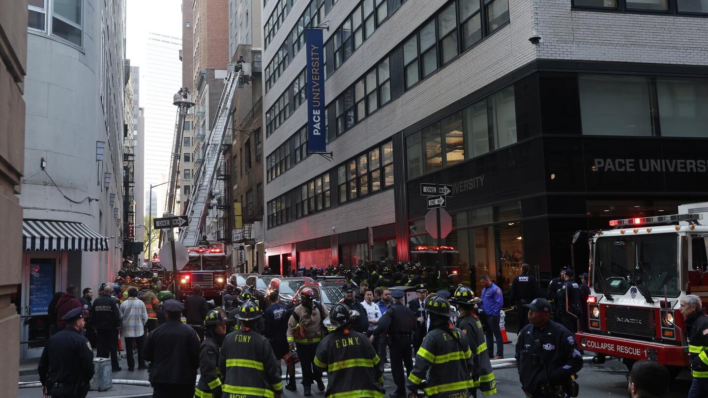 desplome de un aparcamiento de vehículos en Nueva York