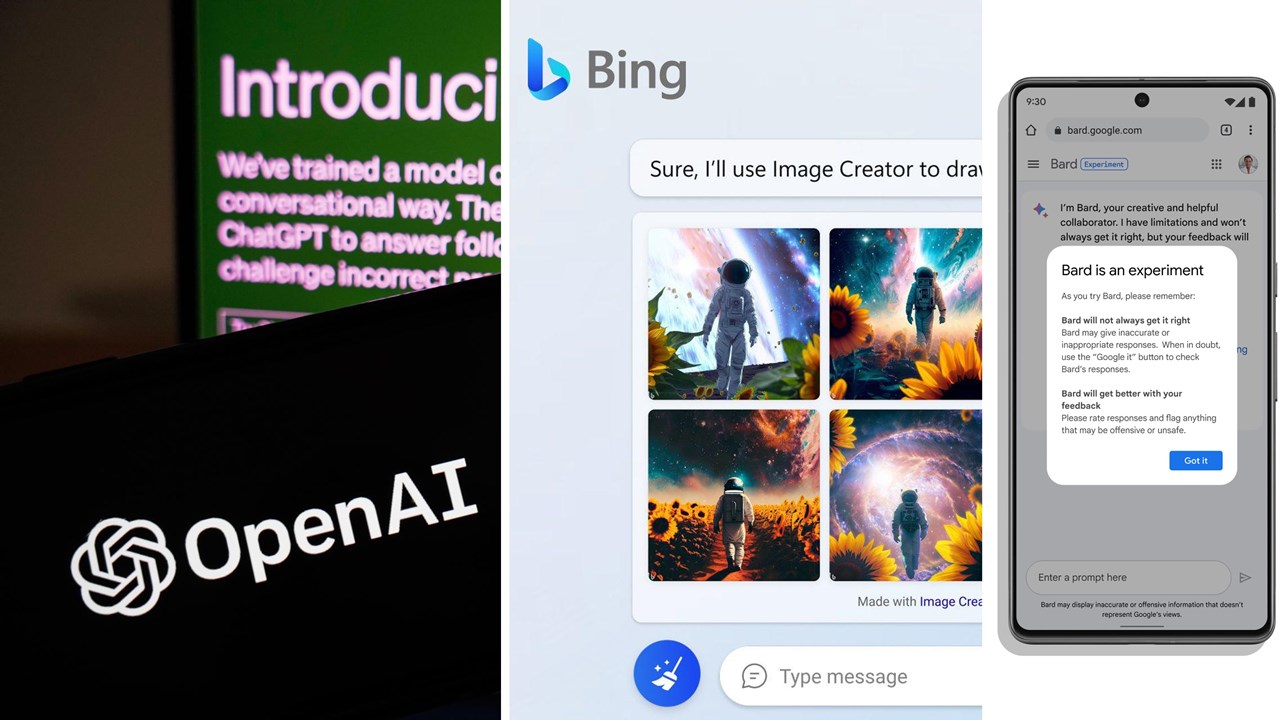 Las diferencias entre las respuestas de la IA de OpenAI, Microsoft y Google