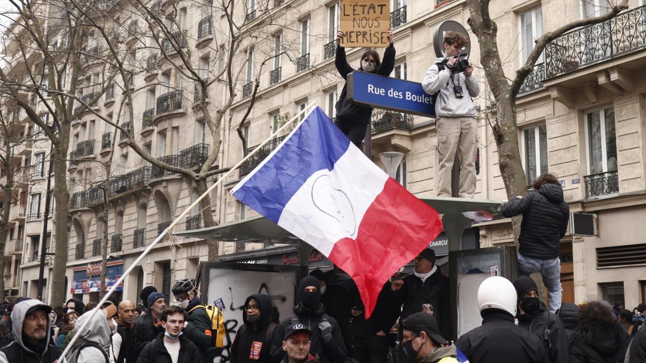 protestas paris francia