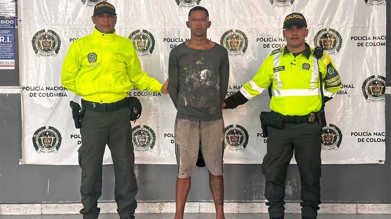 Cae alias ‘El Tatuado’, señalado ladrón de pasajeros de servicio público en Barranquilla