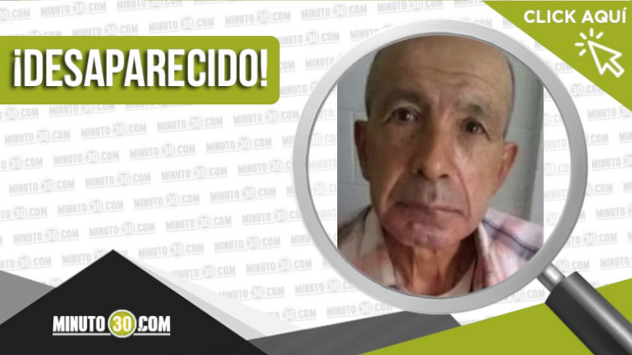 Manuel Jose Lopez Correa de 65 anos esta desaparecido