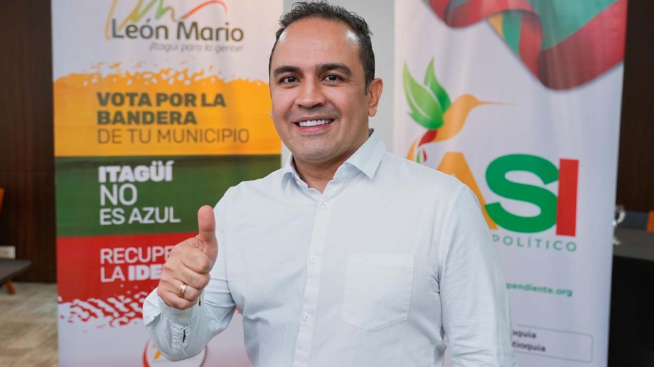 León Mario Bedoya López, quedó inscrito como candidato a la Alcaldía de Itagüí
