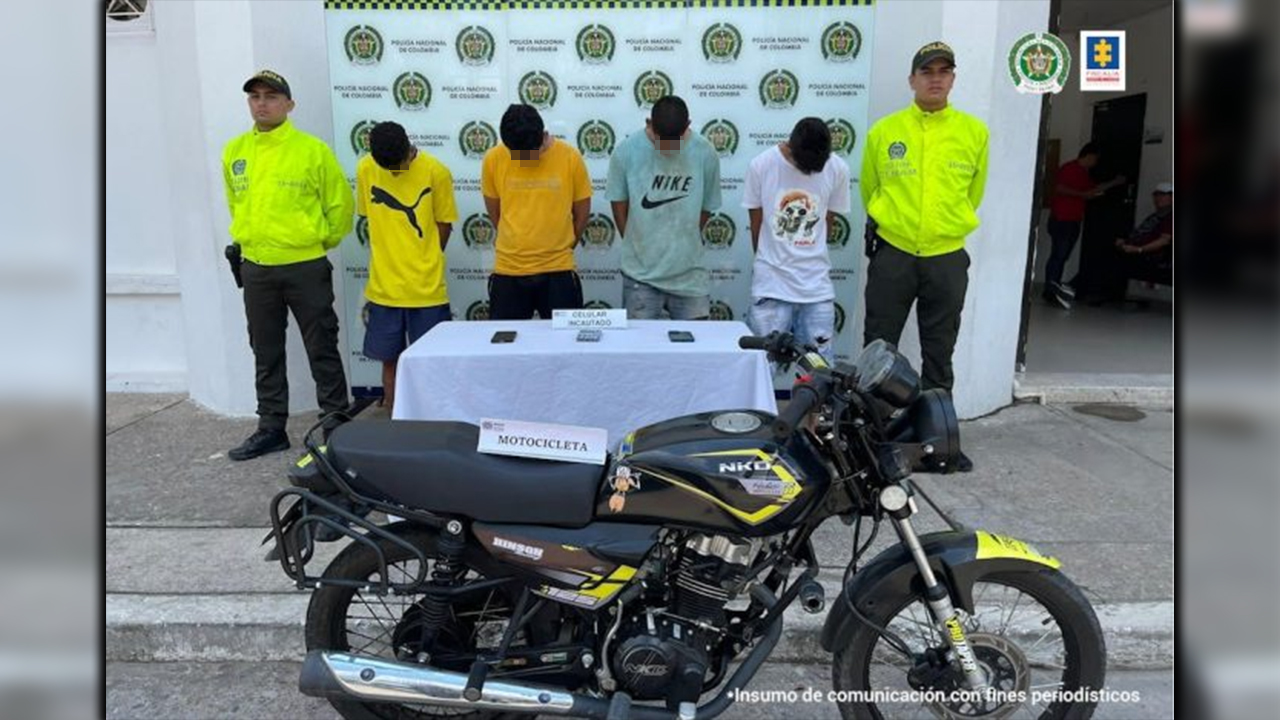 Cayó la banda ‘Los Mecánicos’ que operaba en Santander y Bolívar