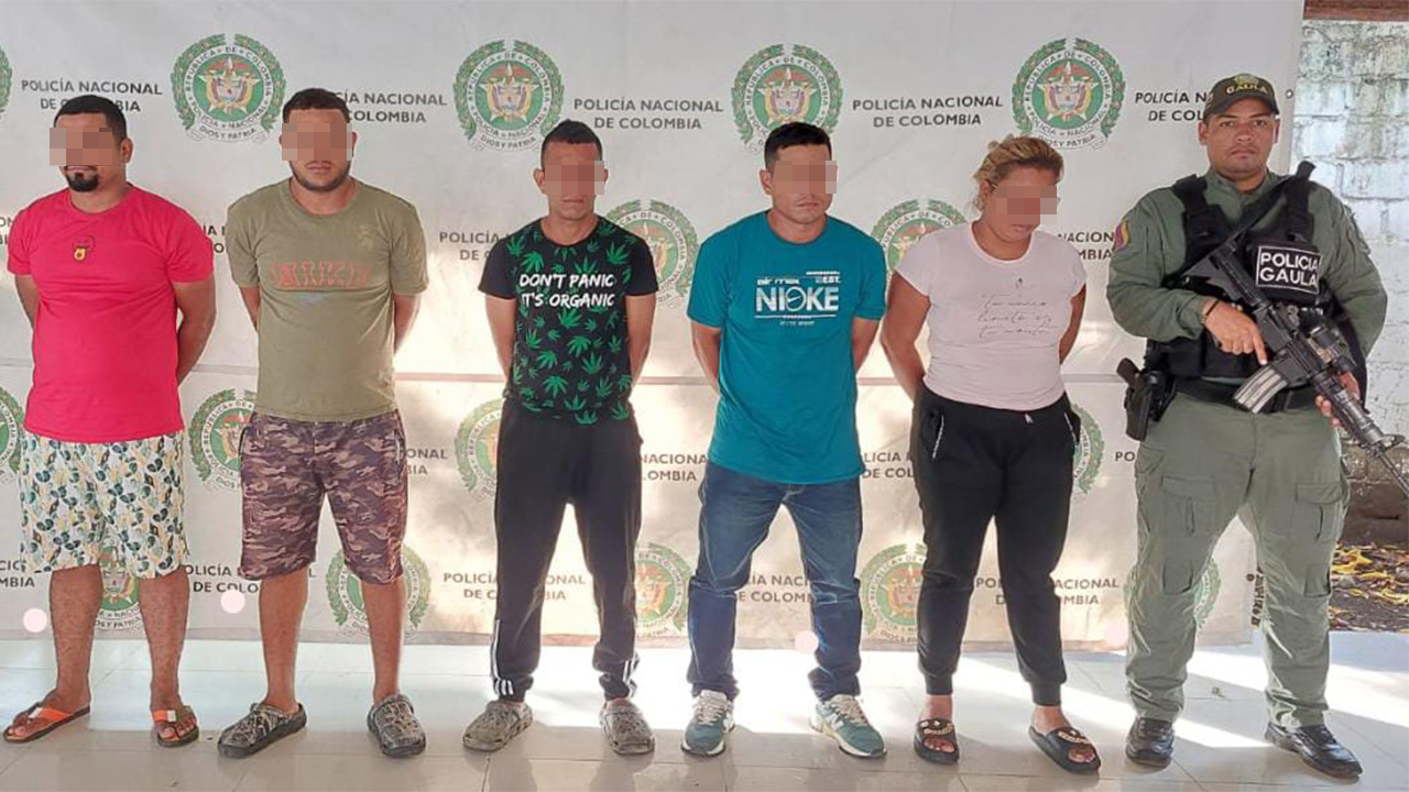 Cinco presuntos gaitanistas fueron capturados en Montelibano, Córdoba