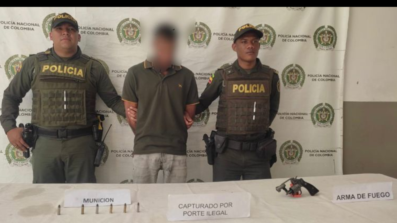 VIDEO. Por andar armado  y sin permiso lo capturaron en Bello