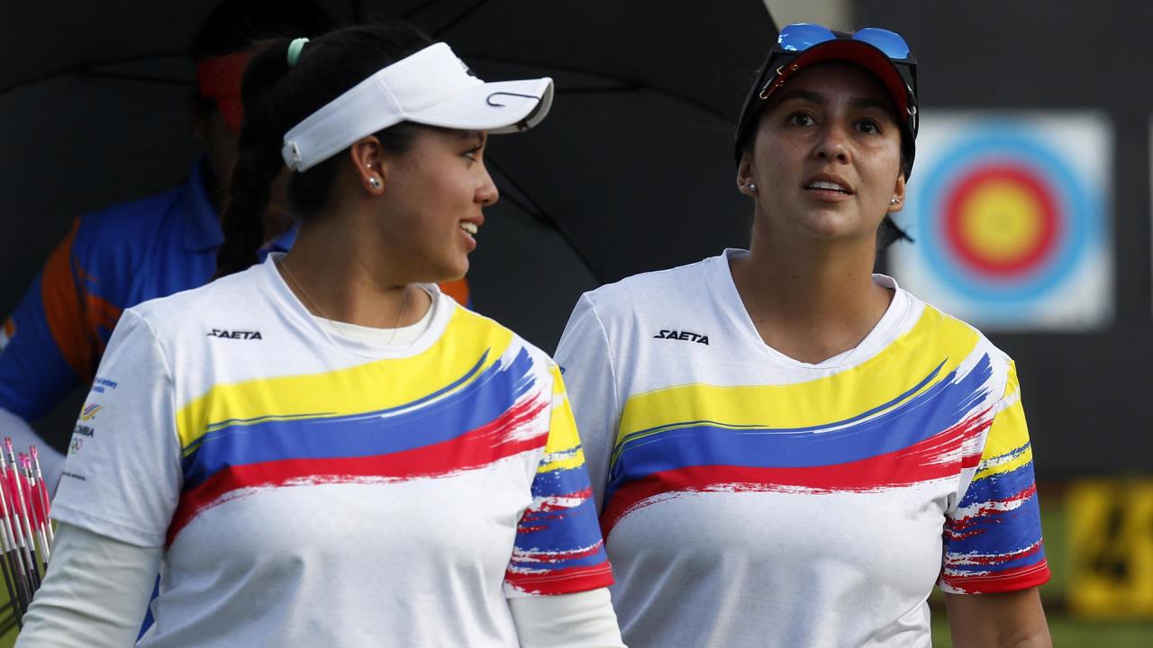 Colombia-EE.UU. y México-Guatemala, finales en arco compuesto por equipos en la Copa del Mundo