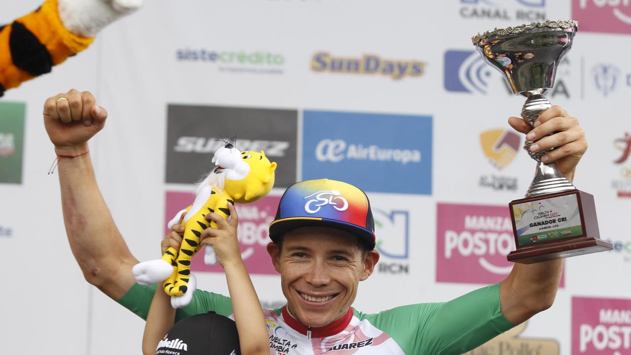 Miguel Ángel 'Supermán' López domina la Vuelta a Colombia de principio a fin