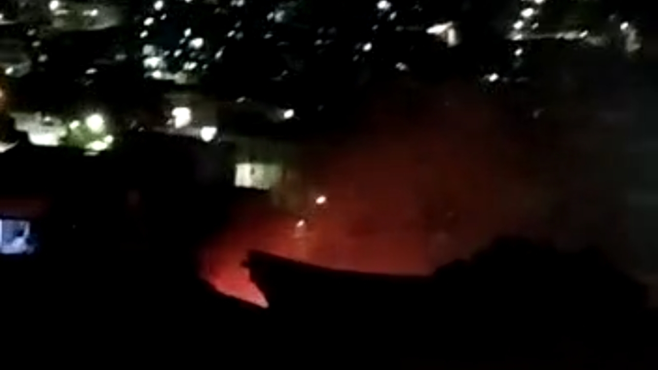 Incendio en Moravia. Captura de video