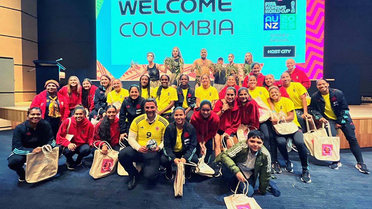 Bello recibimiento de Australia a las ‘guerreras’ de la Selección Colombia