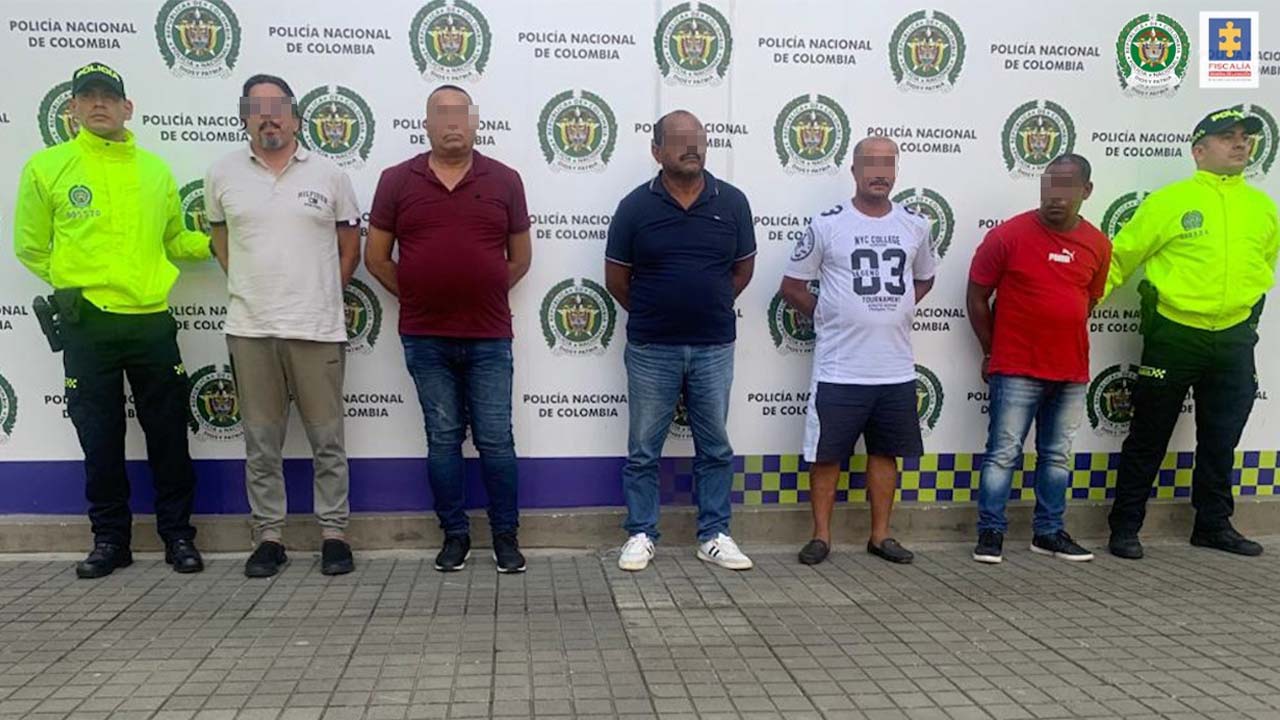 Capturados con fines de extradición cinco acusados de sacar toneladas de cocaína por el Pacífico