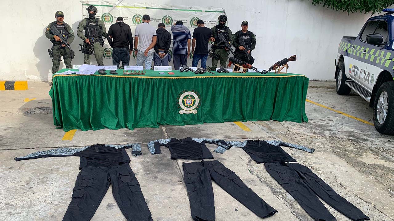 Capturaron a los encapuchados que hicieron video amenazando a colaboradores de banda rival en Barranquilla