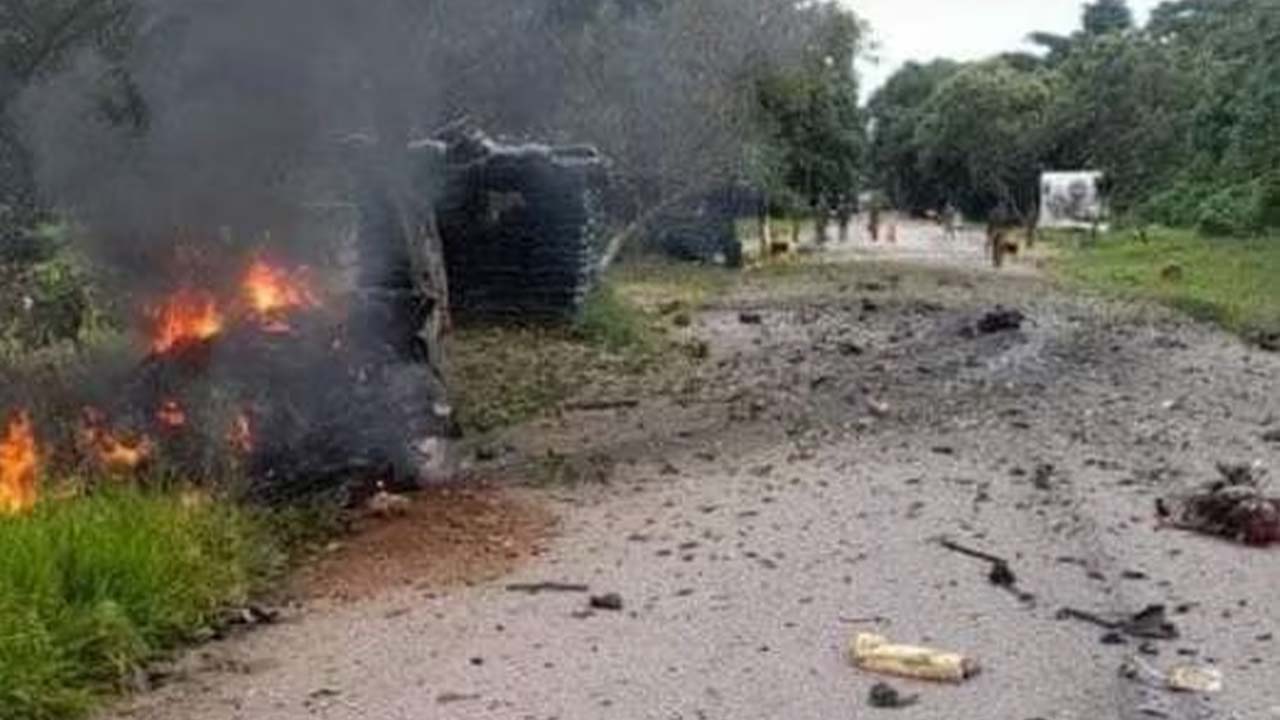 Seis soldados heridos por atentado con una camioneta con explosivos en puesto de control en Casanare