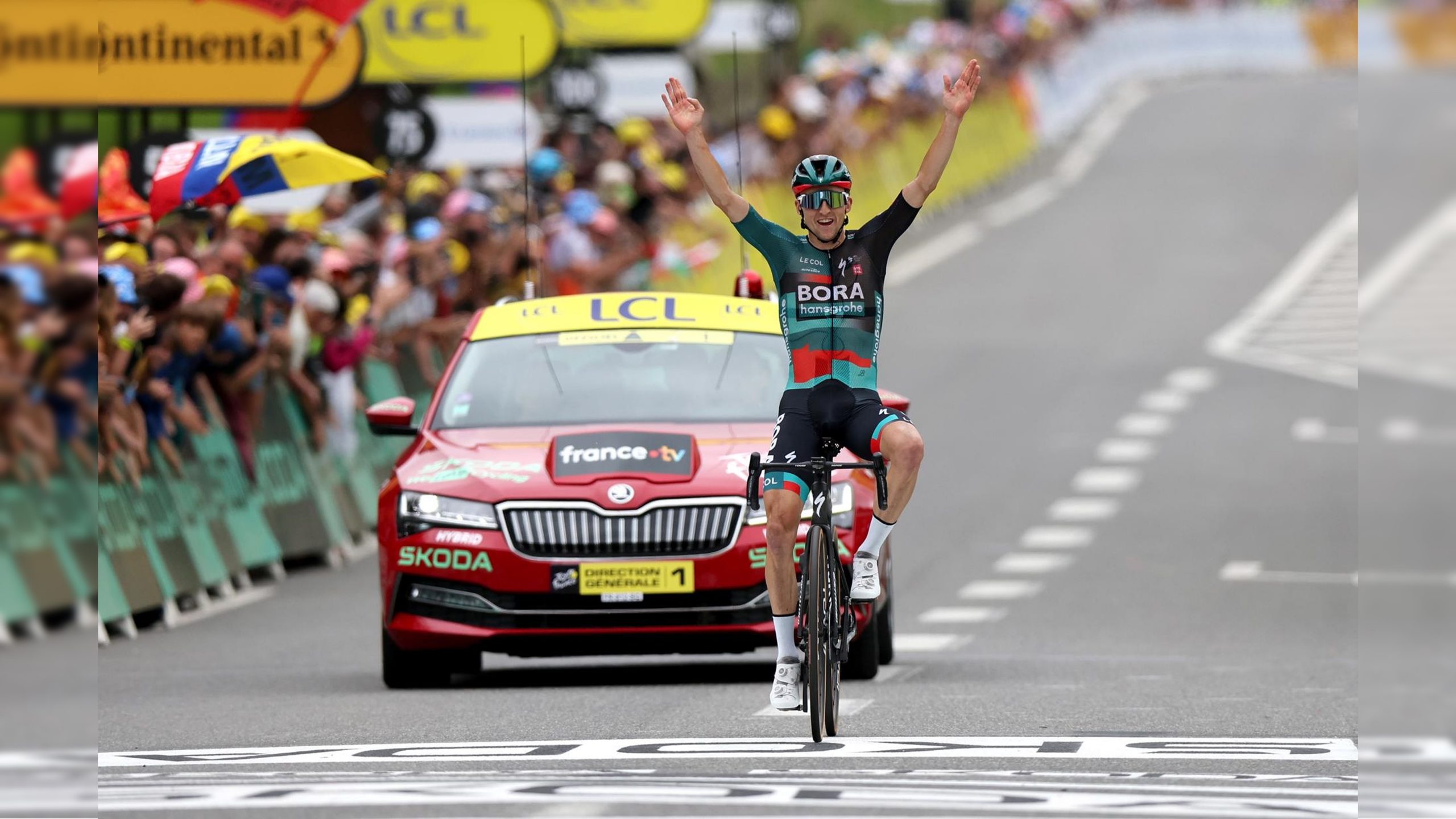 El australiano Hindley gana en Laruns y se enfunda el maillot amarillo