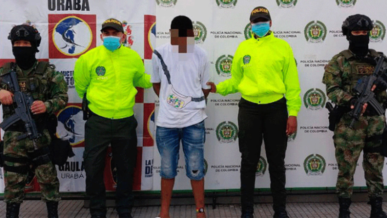 captura de alias ‘Plotter’ e integrante del Clan del Golfo