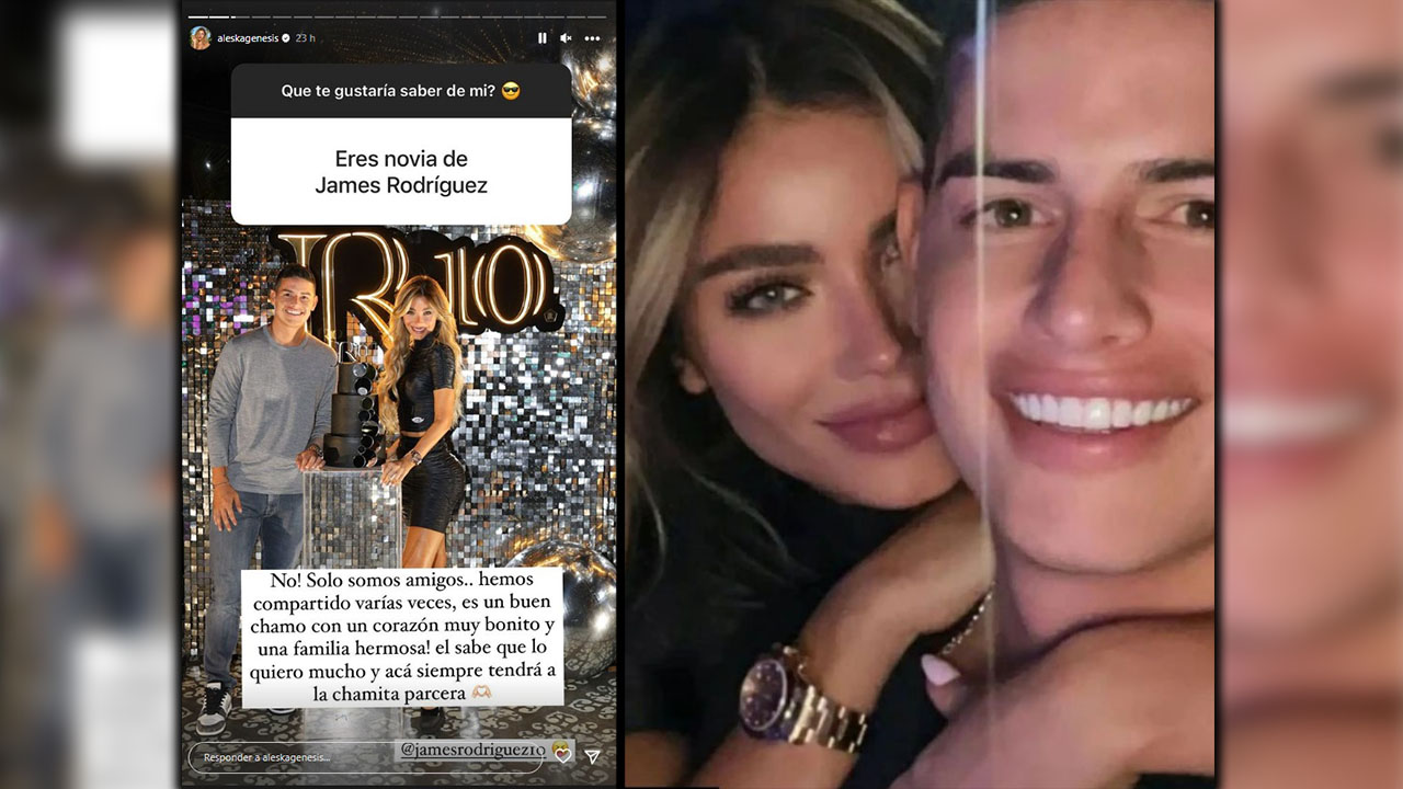 Aleska Génesis expresó su cariño por James Rodríguez