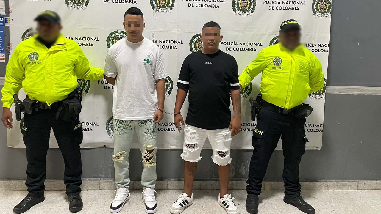 Celebrando el cumpleaños, cogieron a alias ‘Pepo’ y ‘El Gordo’, presuntos sicarios de ‘Los Costeños’ en Barranquilla