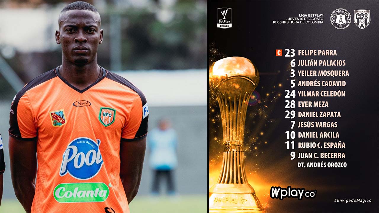 Así formará Envigado para enfrentar a Alianza Petrolera