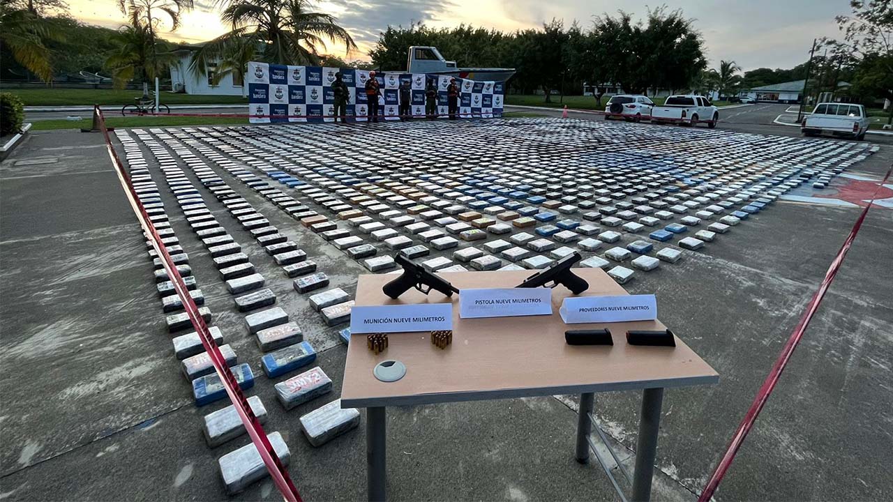 Más de 2.3 toneladas de cocaína fueron incautadas en Urabá