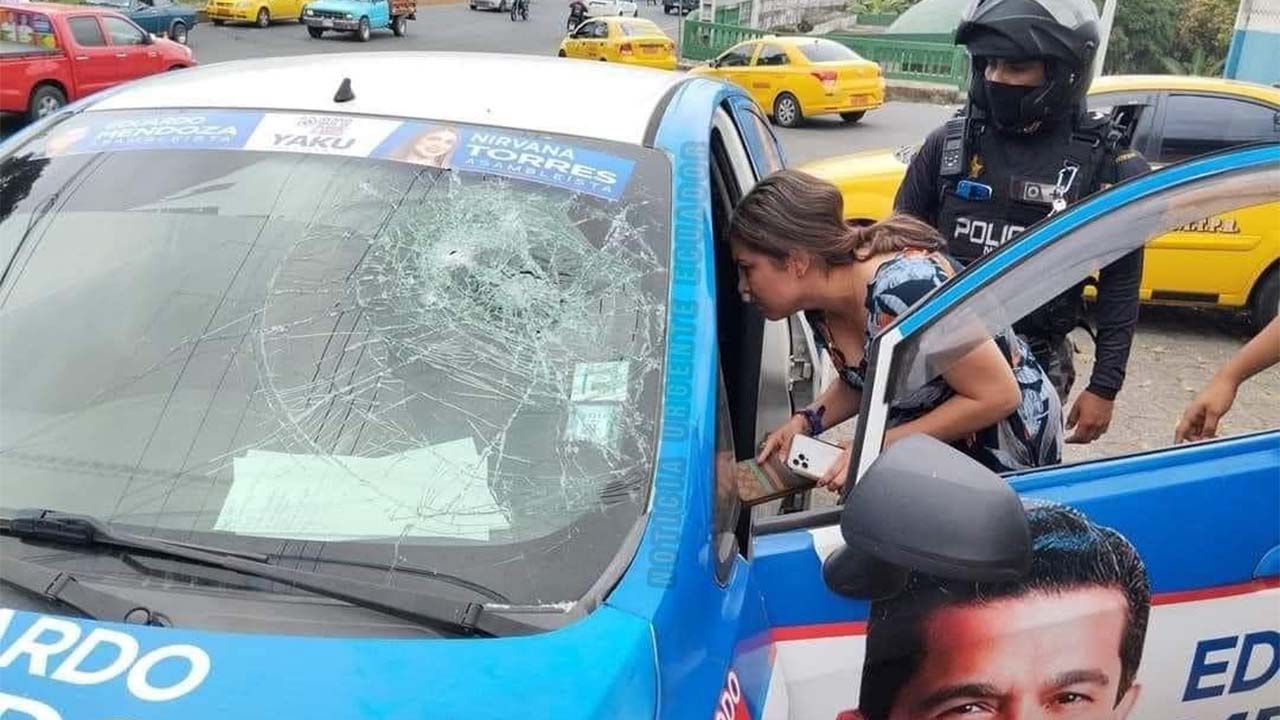 Otro atentado en Ecuador esta vez sufrió un ataque armado una candidata a la asamblea de ese país