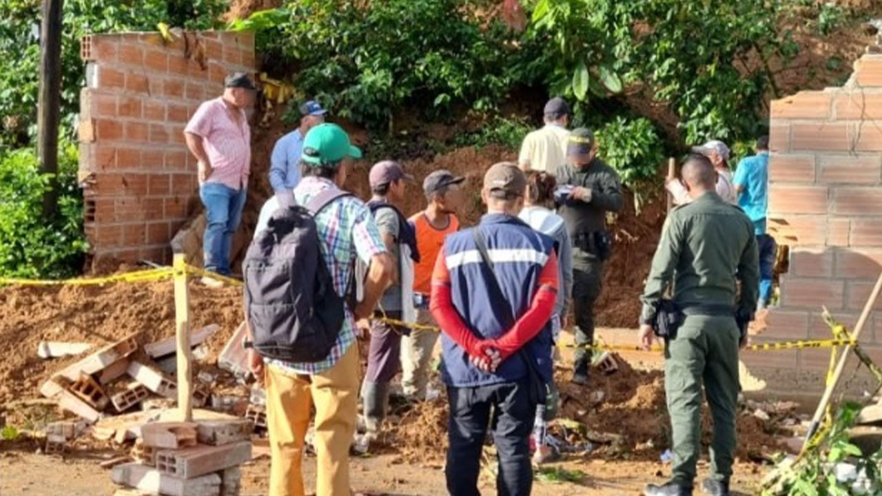 deslizamiento de tierra en Santo Domingo