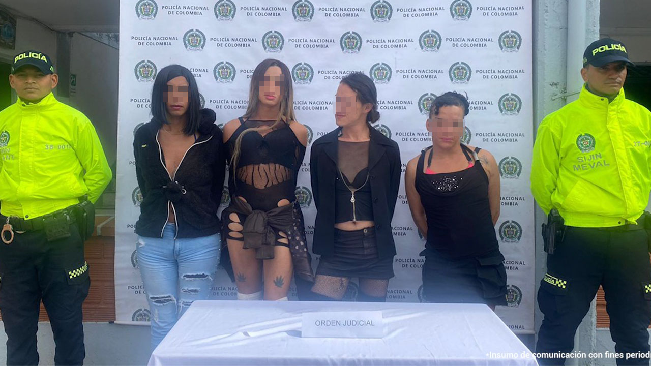 A la cárcel ‘Los Vene’, trabajadoras sexuales que habían sido capturadas por hurtos en Rionegro