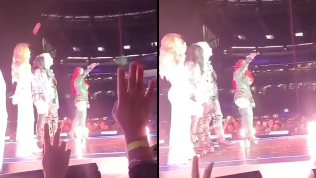 Anahí sufrió un golpe en el rostro durante concierto con RBD