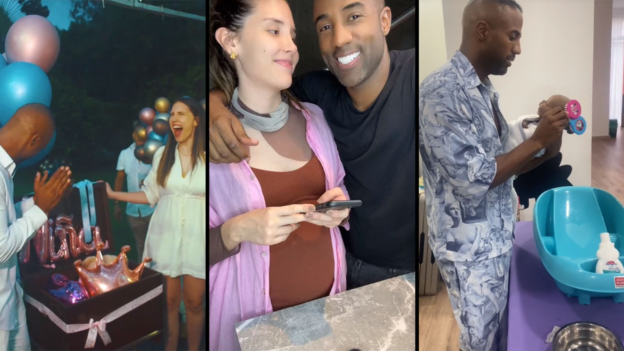 VIDEO: Anddy Caicedo está disfrutando el papel de papá
