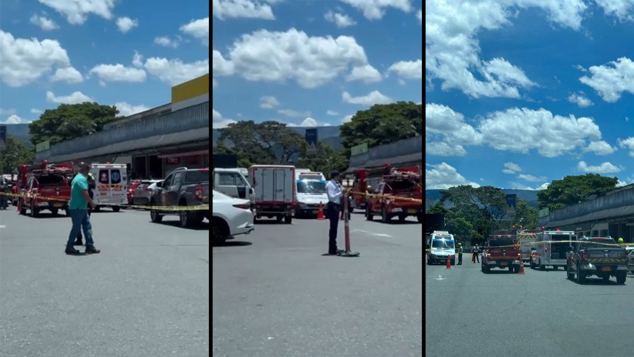 Bomberos atendieron emergencia por la fuga de un químico la Mayorista