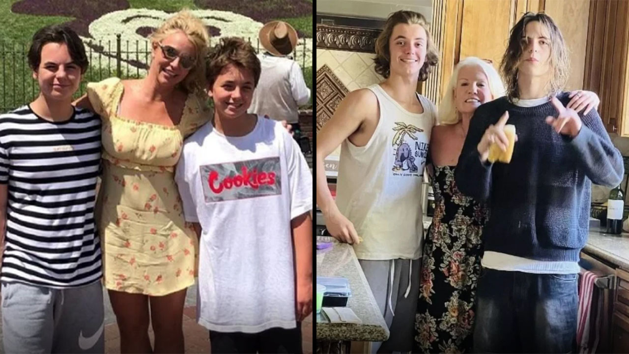 Sean y Jayden son los hijos de Britney Spears quienes ya están de 18 y 17 años respectivamente.