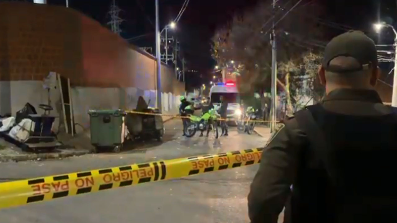 Policías fueron atacados con un explosivo en Bucaramanga