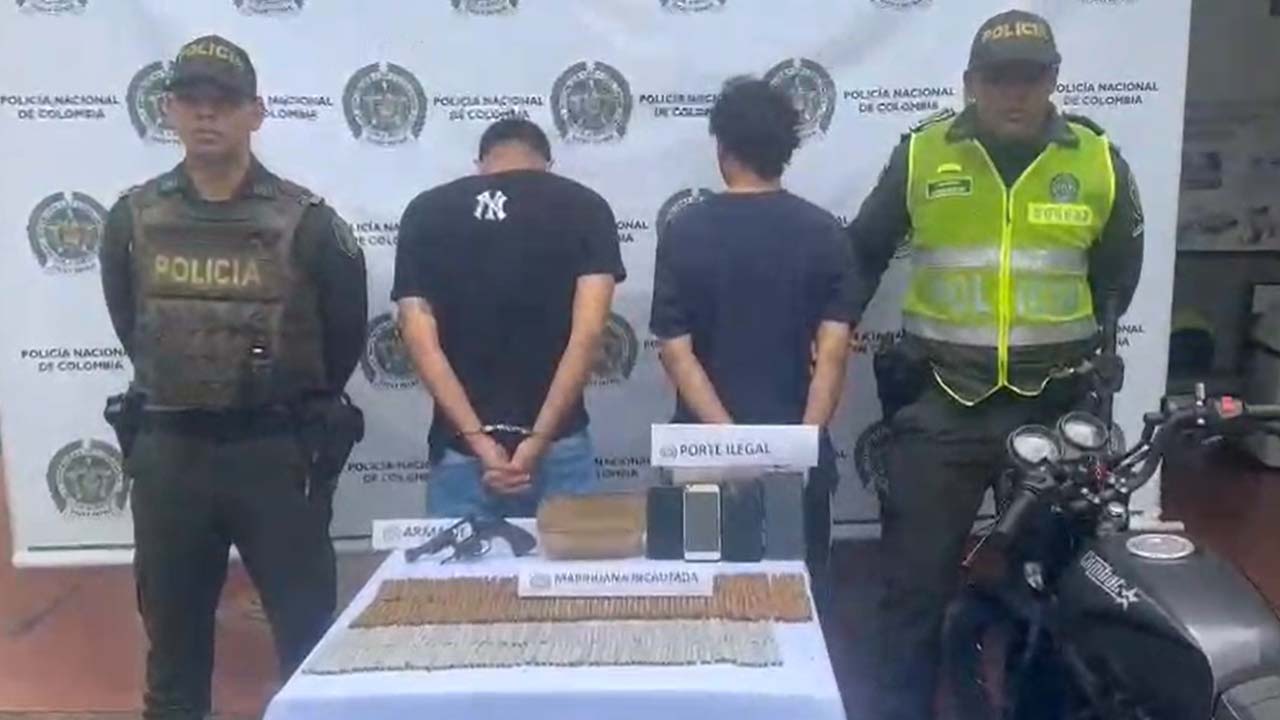 Dos hombres capturados en la Iguaná