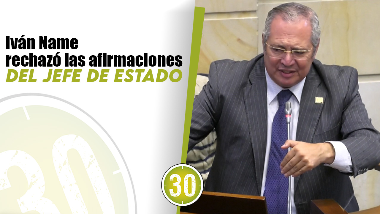 Ivan Name rechazo las afirmaciones del Jefe de Estado