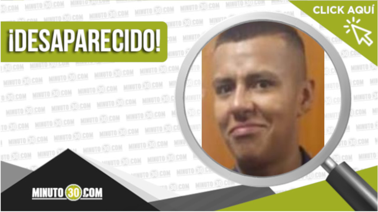 Jorge Elias Martínez Aguirre, de 22 años, está desaparecido