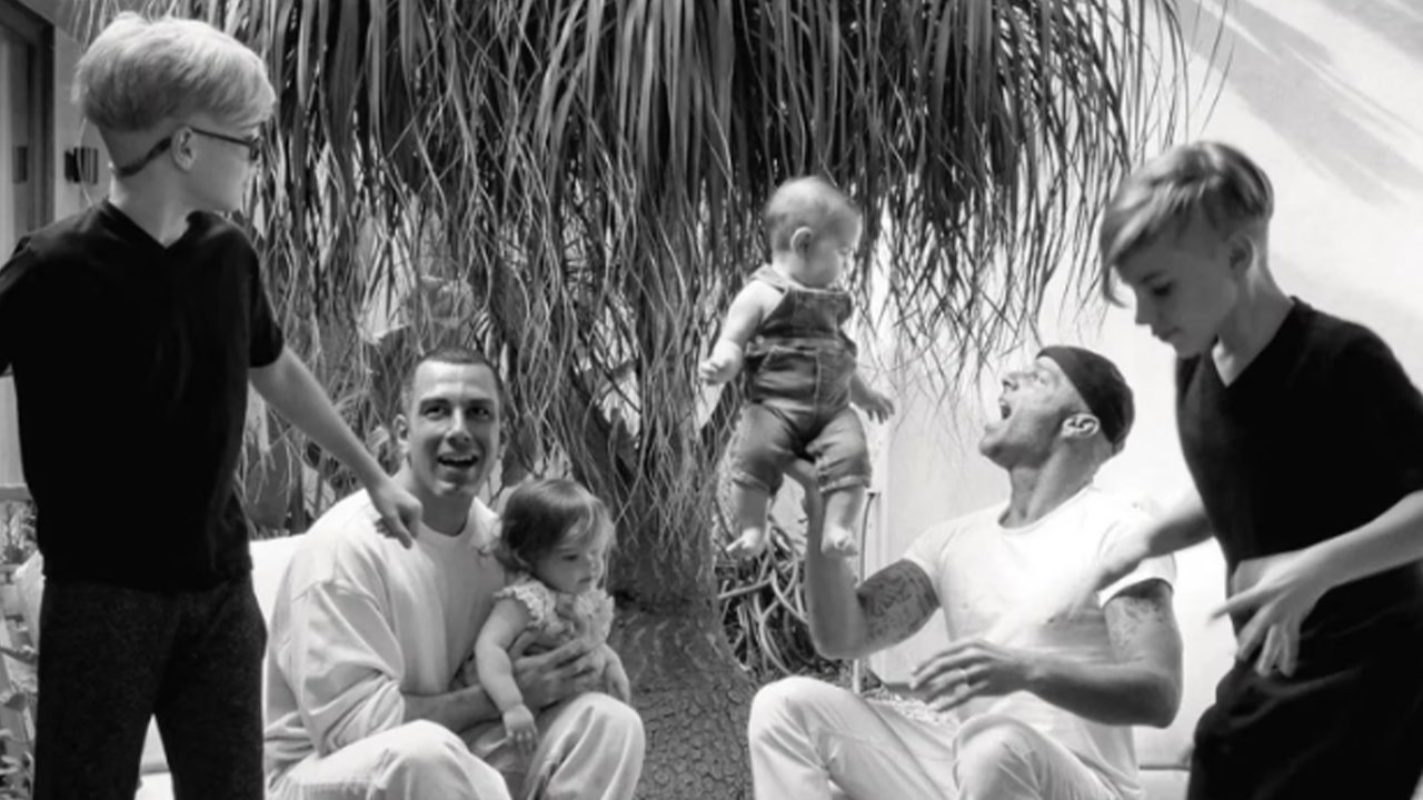 Jwan Yosef y Ricky Martin en Familia