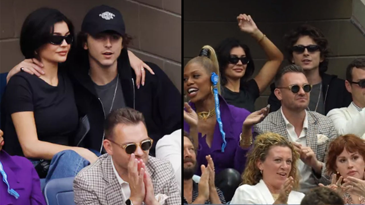 Kylie Jenner y Timothée Chalamet pareja show US Open