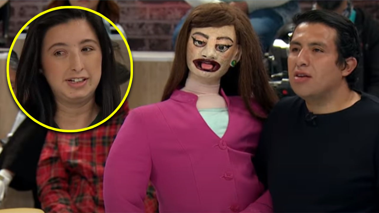 La novia de trapo se enfrentó a la novia real de carne y hueso