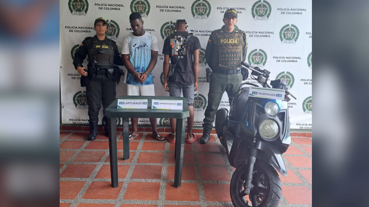 Cogieron a un menor y dos hombres