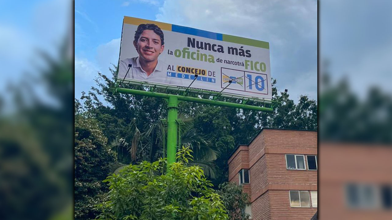 Polémica Valla en Medellín