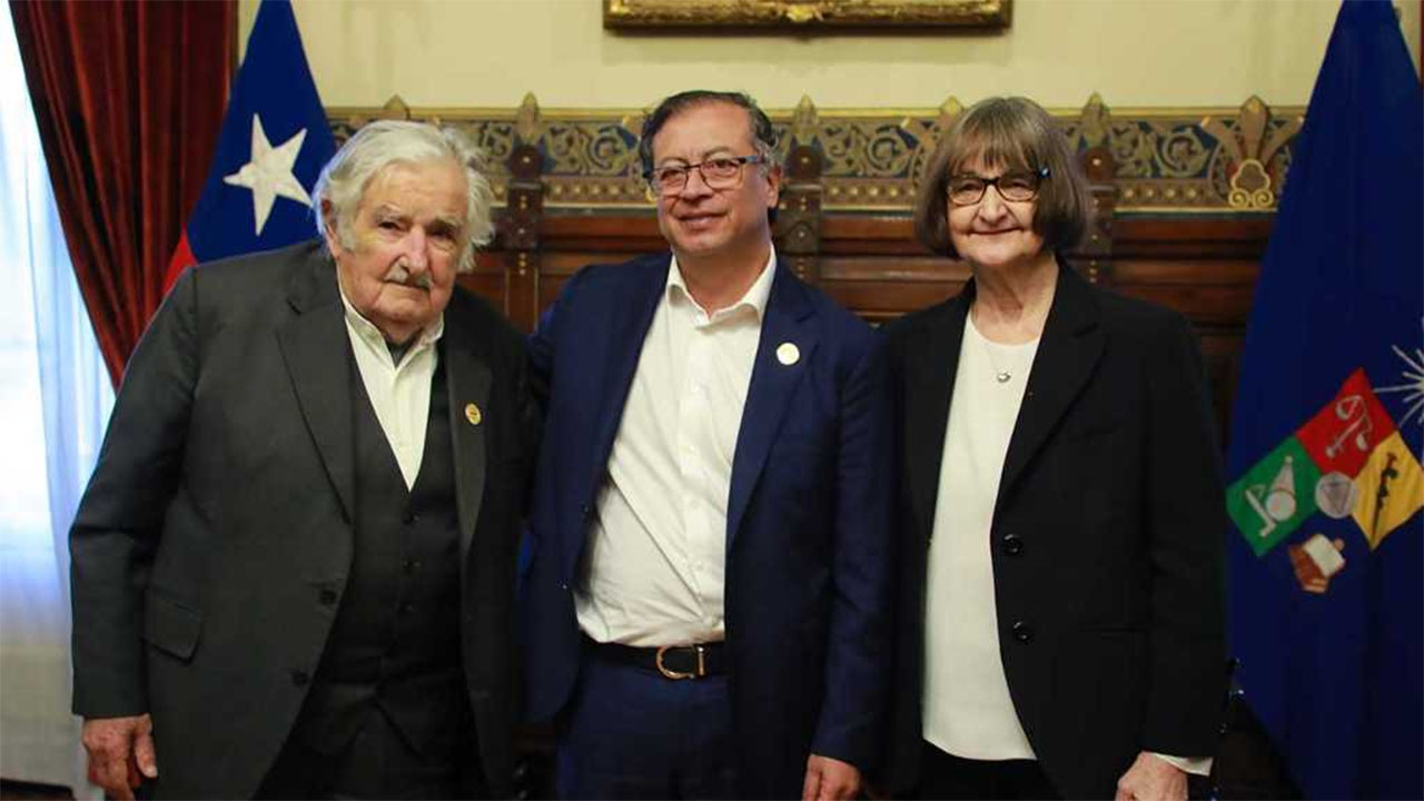 Presidente Petro se reunió con el expresidente uruguayo Pepe Mujica
