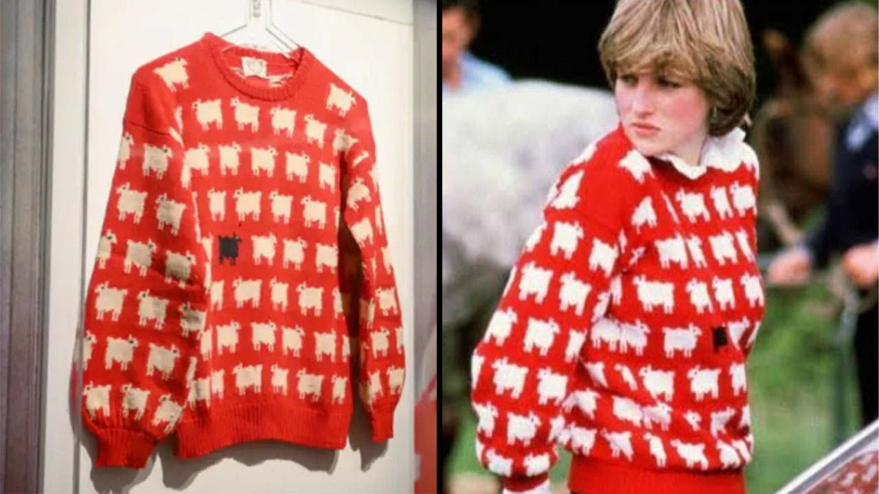 Suéter de Lady Di fue subastado ¿Cuál fue la cifra?