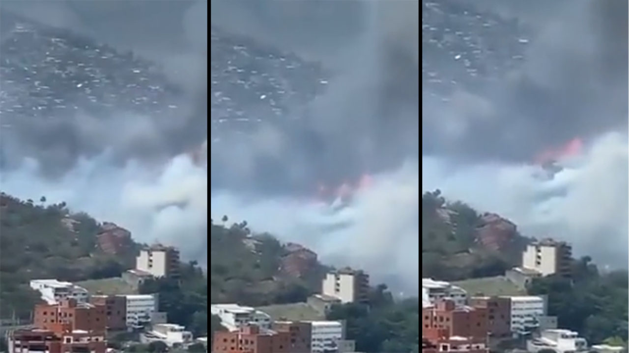 Se volvió a reactivar el incendio forestal en Cali