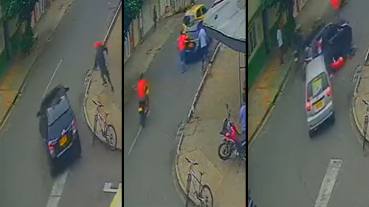 En Bucaramanga, ladrones atropellaron a peatones mientras huían