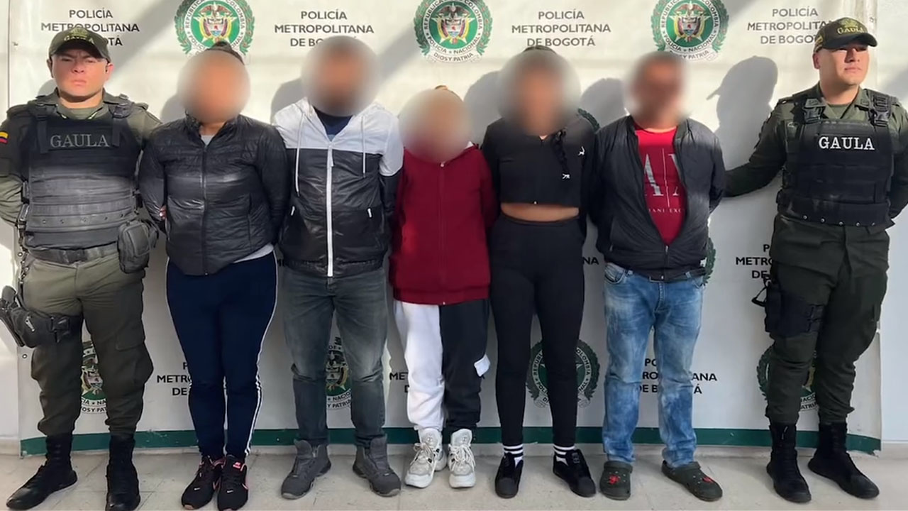 Presuntos extorsionadores