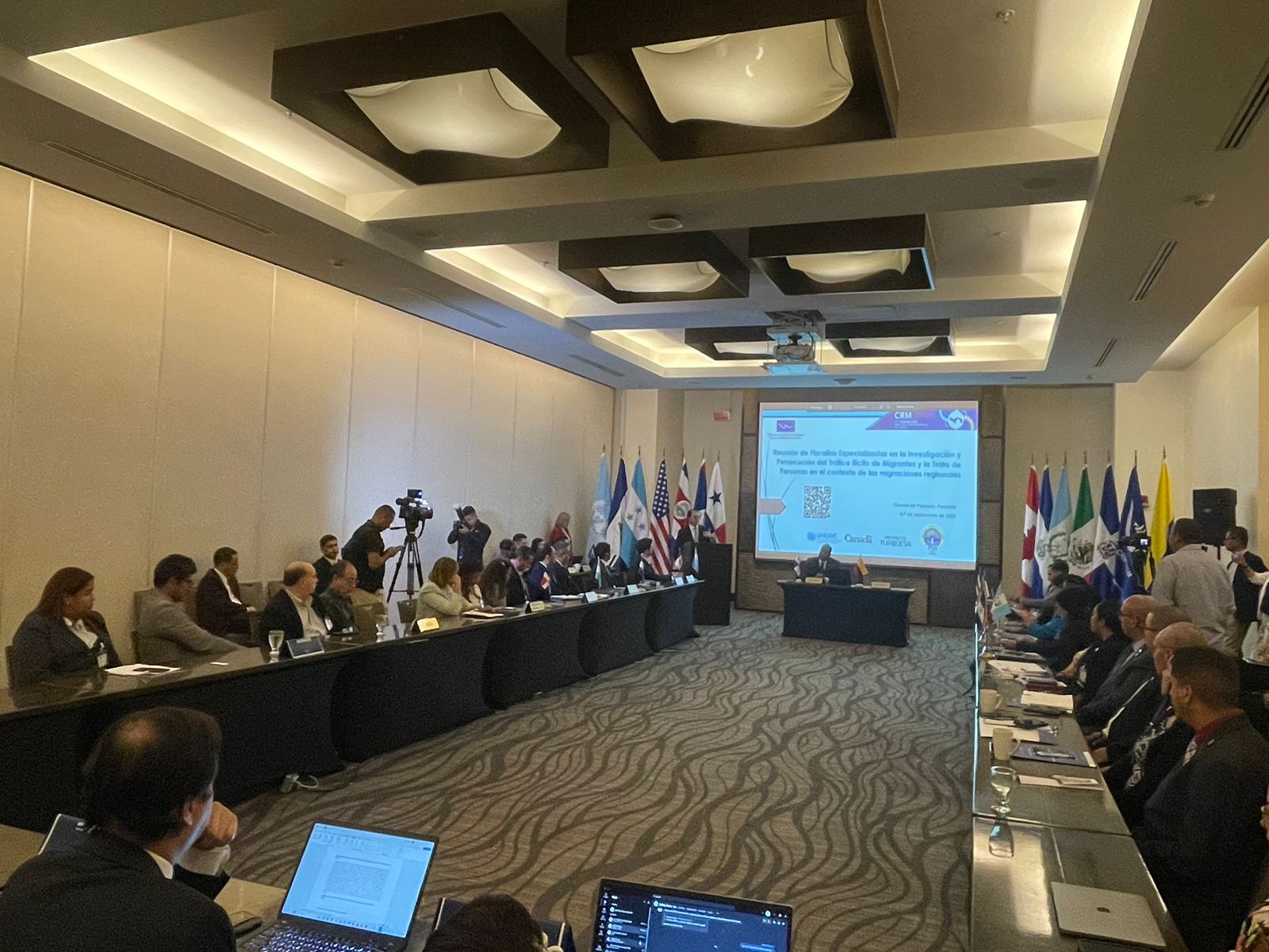 Fiscal Francisco Barbosa entregó resultados en Panamá, sobre tráfico de migrantes y trata de personas