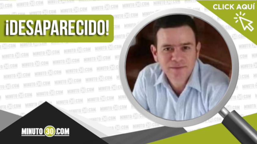 William Erminzul Tobón Marín está desaparecido