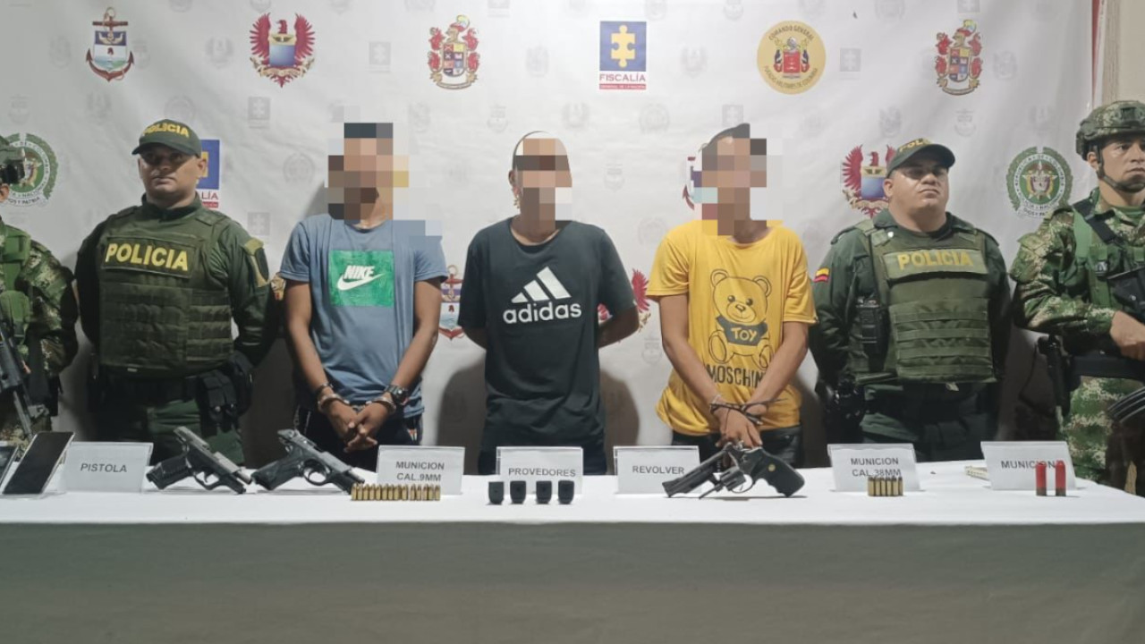 VIDEO. Agarraron a tres hombres del Clan del Golfo en Caucasia