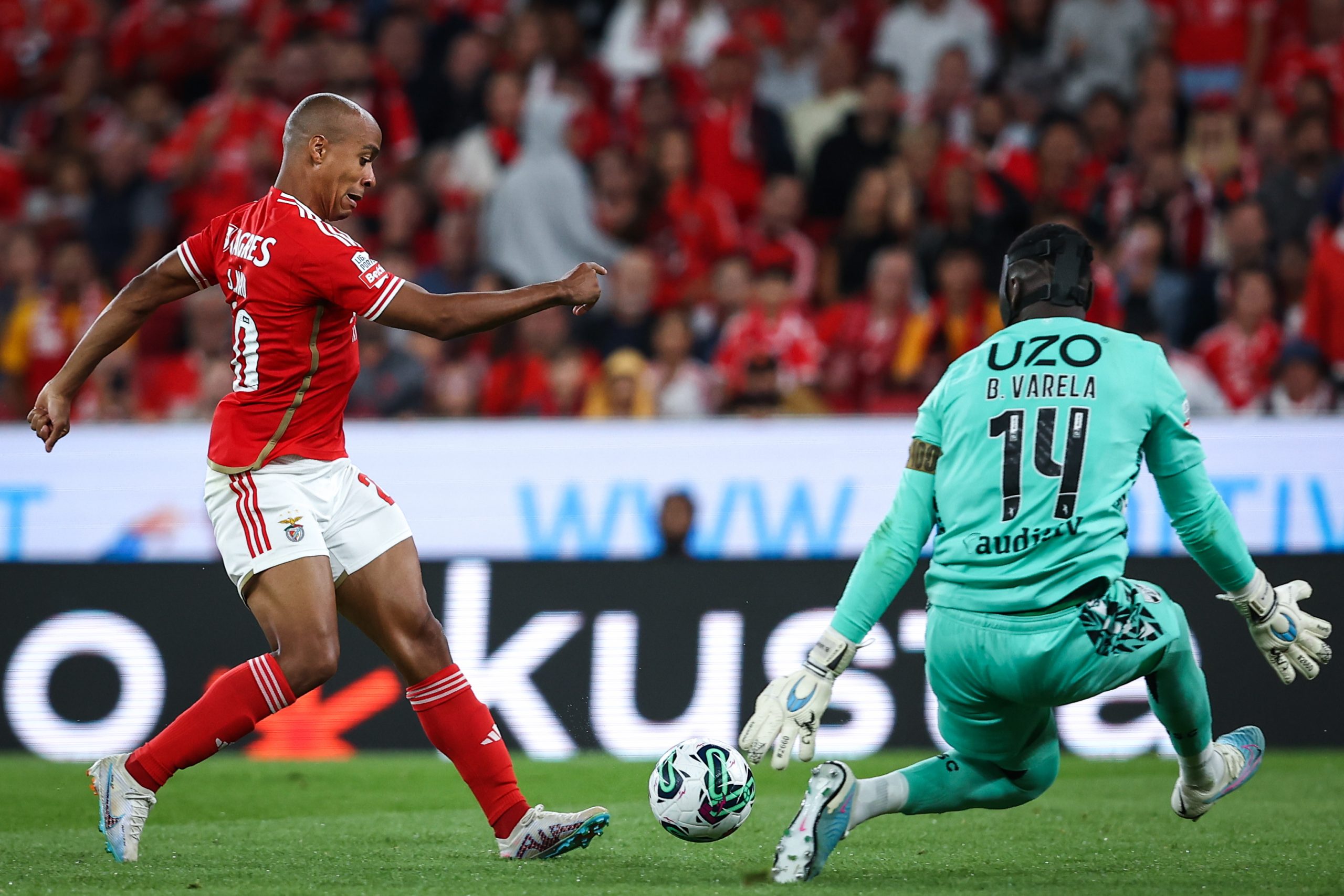 El Benfica golea a un Vitória de Guimarães con diez (4-0) - Minuto30